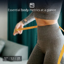 nexxt Smart Home Wifi Body Scale Up To 10 User Profiles Tempered Glass Digital Display 3 AAA Batteries