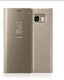 mirror flip leather phone case for Samsung Galaxy S8