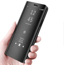 mirror flip leather phone case for Samsung Galaxy S8