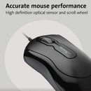 Kensington Keyboard and Mouse for Life Wired Desktop Set (K72436AM