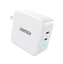 USB C Charger PD 100W GaN Dual USB Type C Charger For MacBook